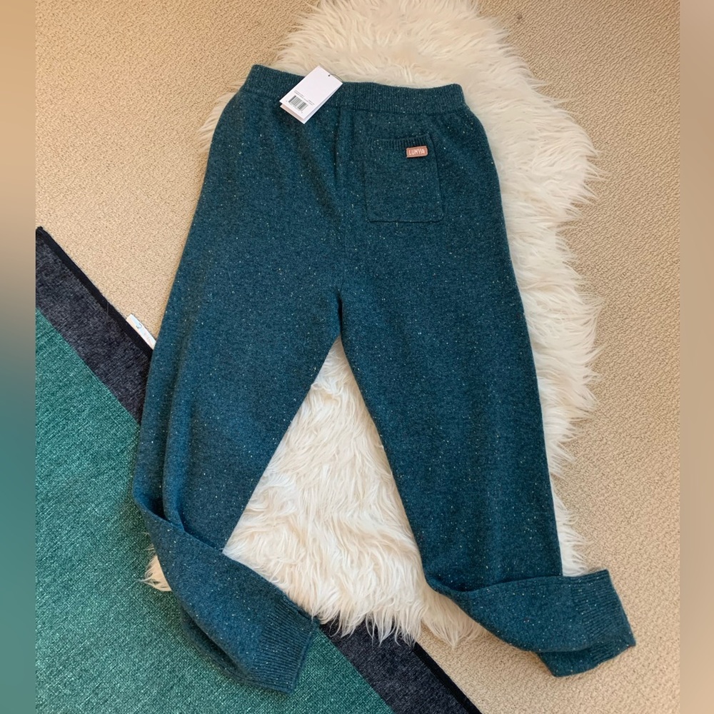 NWT Lunya limited edition jogger (XS/S) SOLD OUT $500+ retail 100% cashmere - Picture 2 of 6